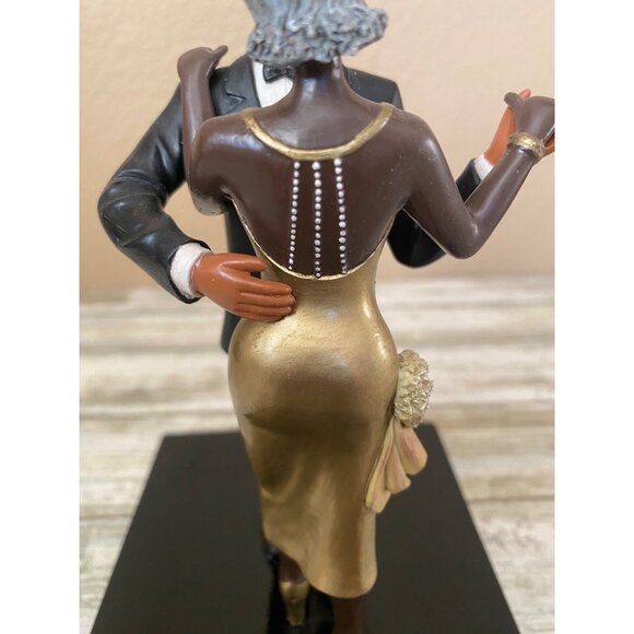 Sass ’n Class Annie Lee "A Scene from RSVP" African American Dancing Couple Coll - Picture 10 of 13